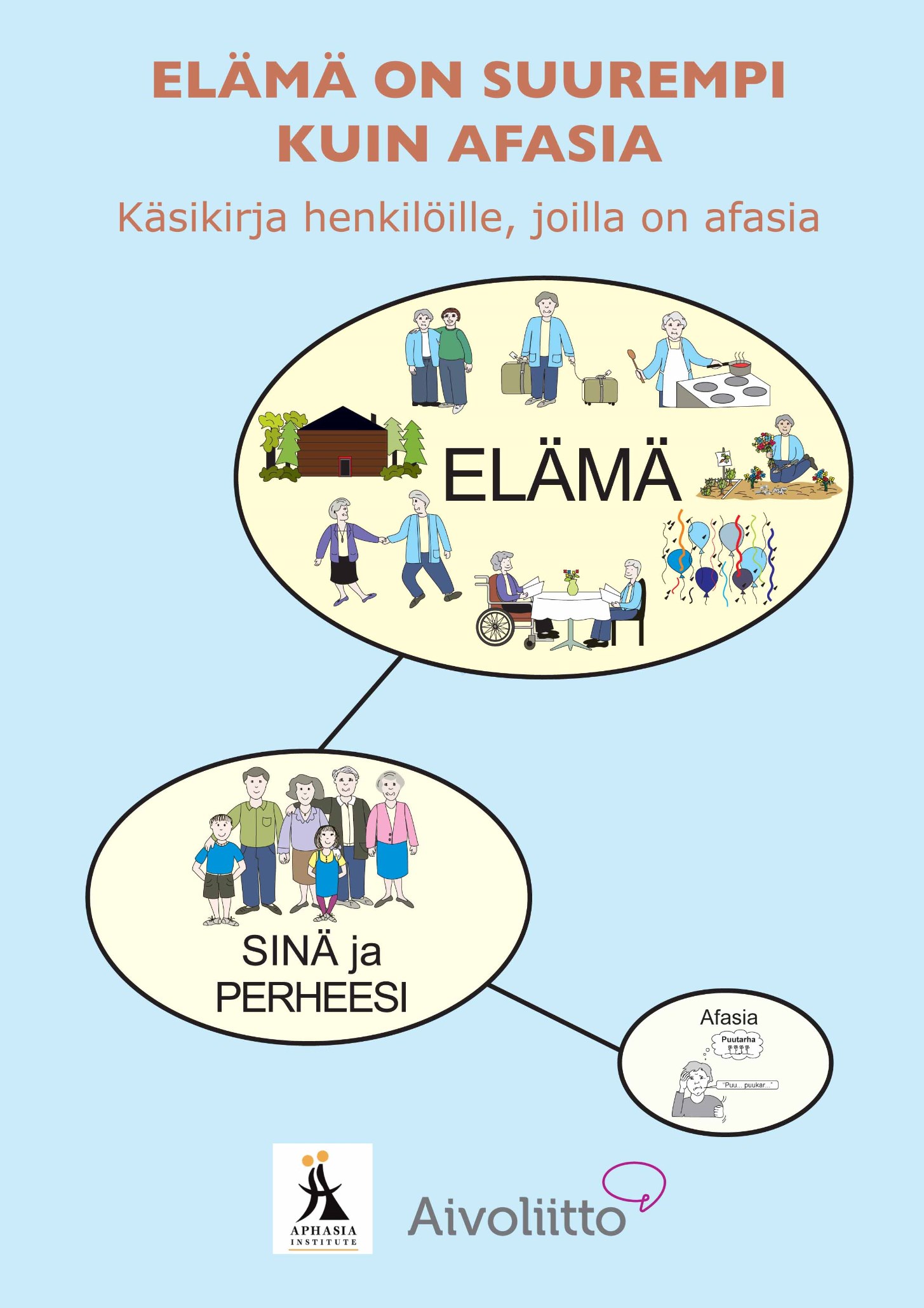 Elämä on suurempi kuin afasia -kirja | Aivoliitto